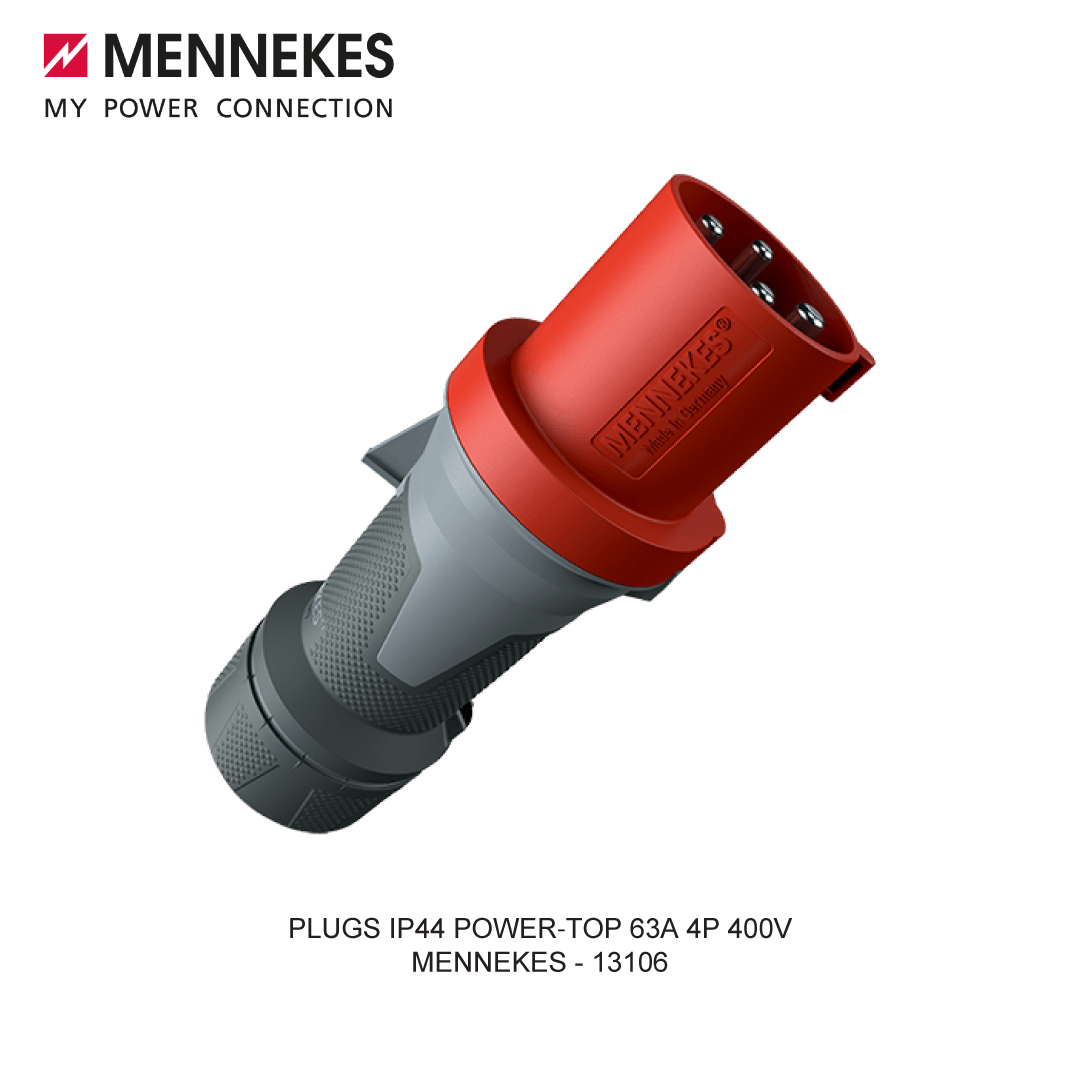 PLUGS IP44 POWER-TOP 63A 4P 400V