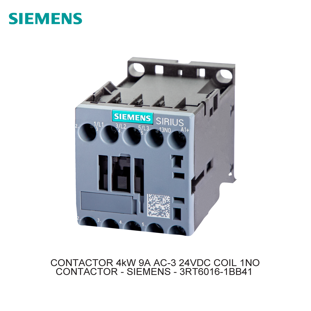 CONTACTOR 4kW 9A AC-3 24VDC COIL 1NO