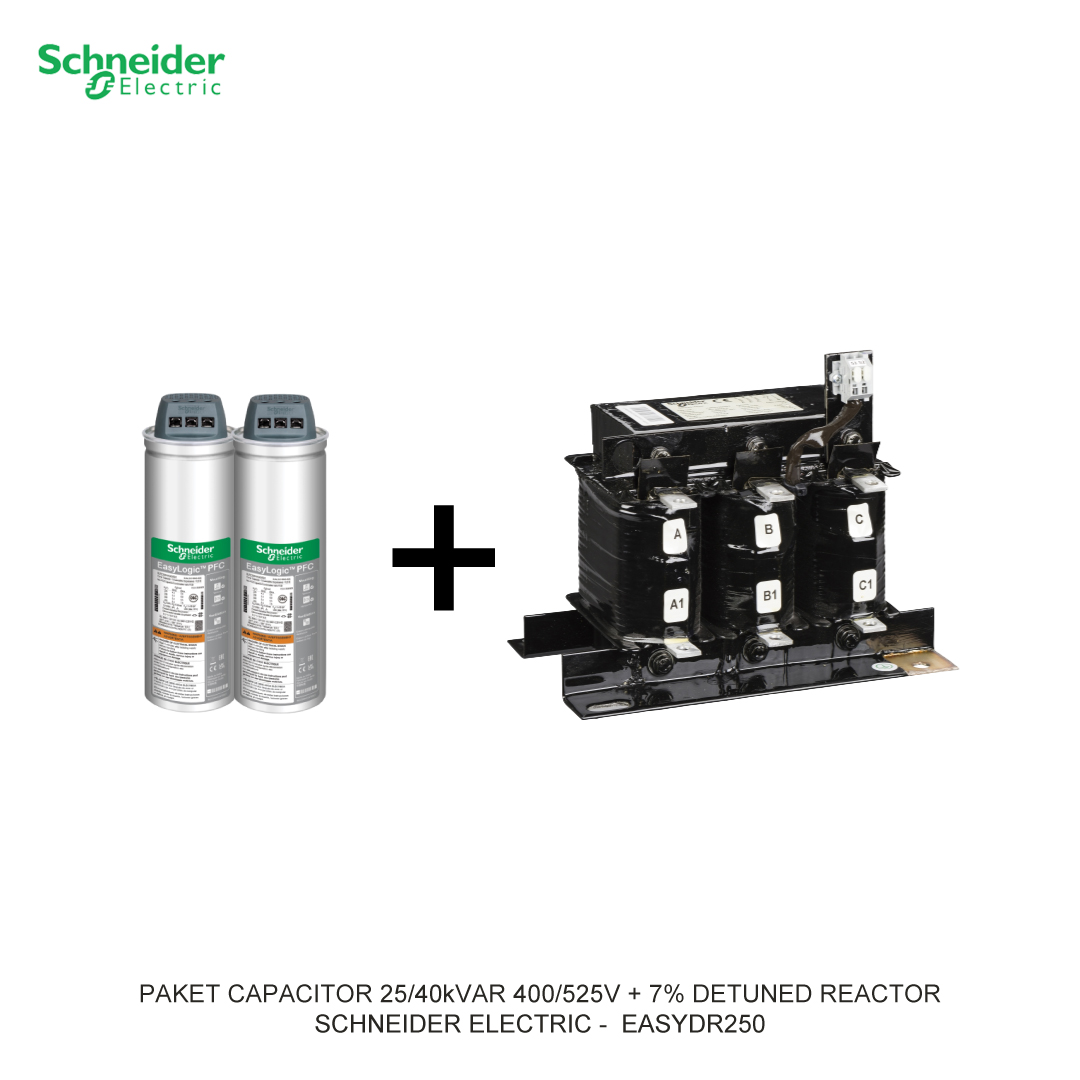 PACKAGE CAPACITOR 25/40kVAR 400/525V + 7% DETUNED REACTOR