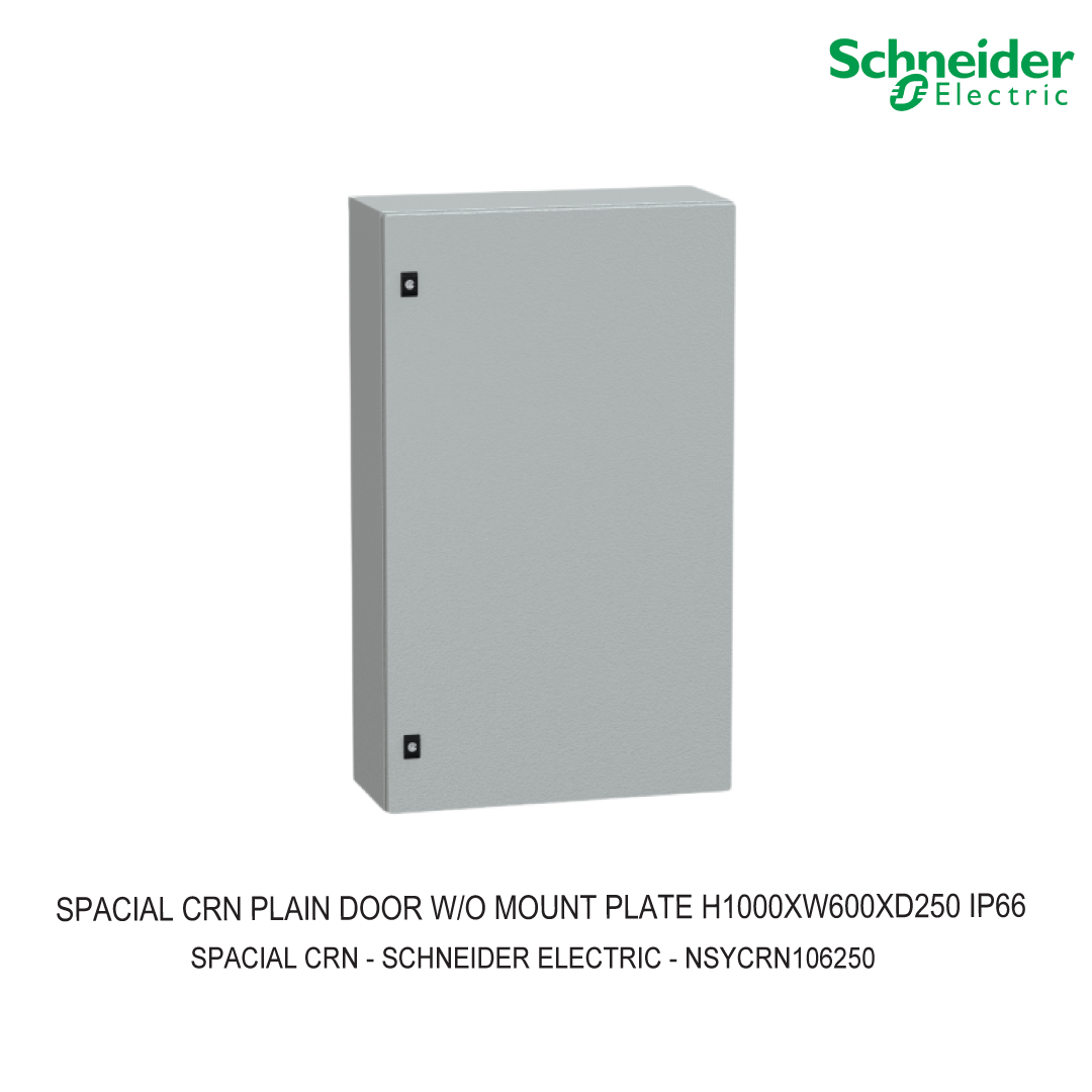 SPACIAL CRN PLAIN DOOR W/O MOUNT PLATE H1000XW600XD250 IP66 IK10 RAL7035