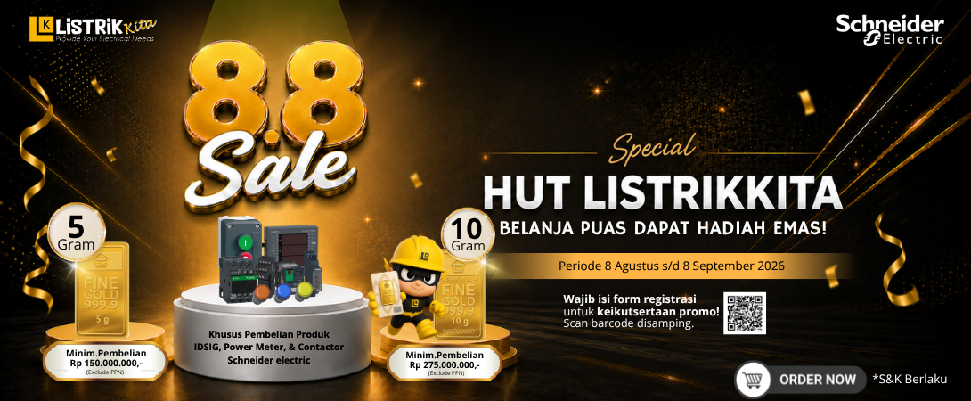 Listrik Kita 8.8 Promo: Shop & Get Gold Rewards!