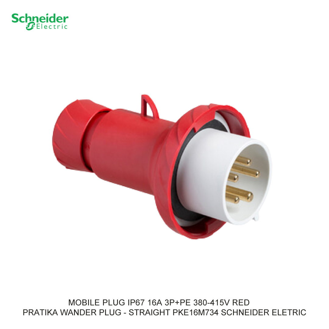 MOBILE PLUG IP67 16A 3P+PE 380-415V MERAH