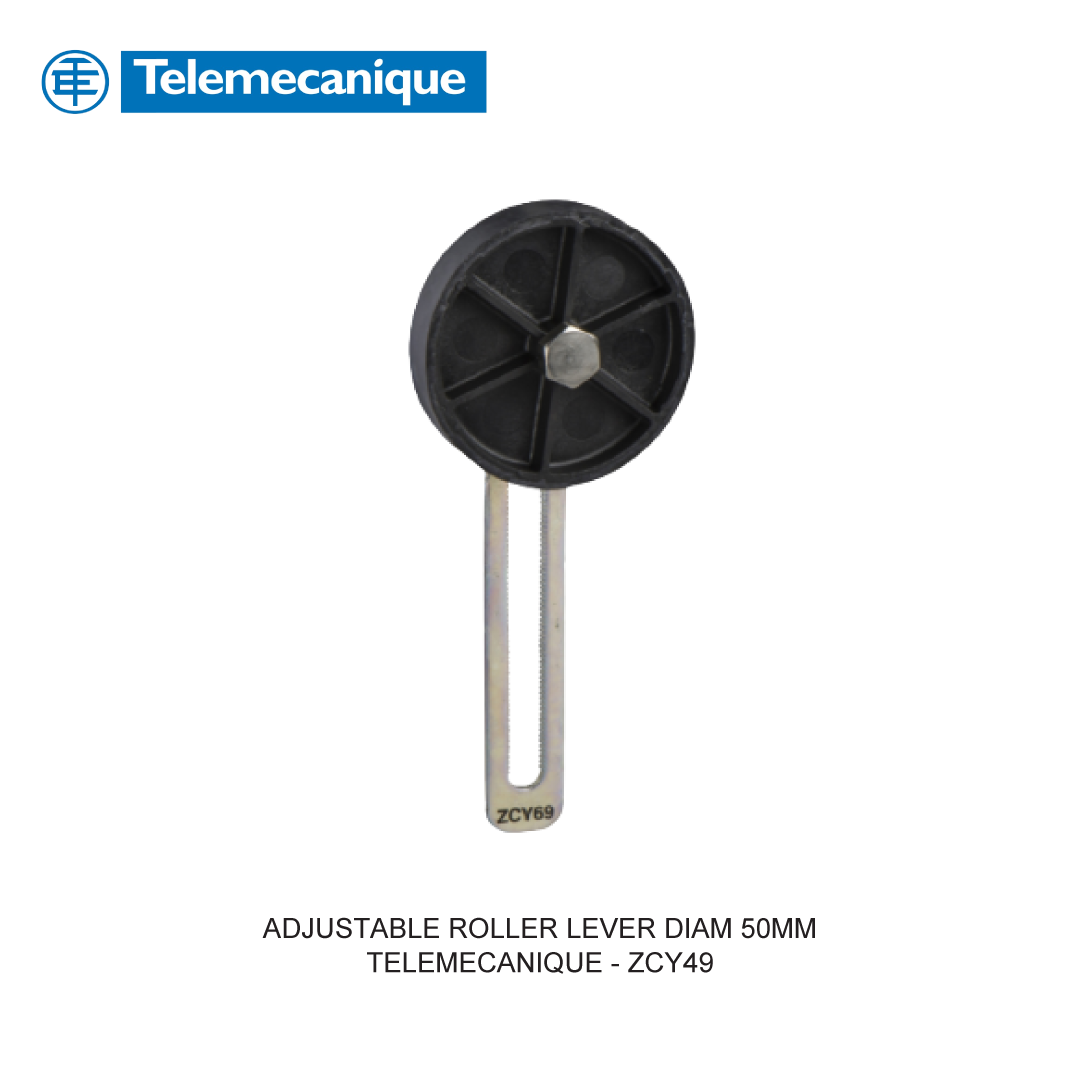 ADJUSTABLE ROLLER LEVER DIAM 50MM