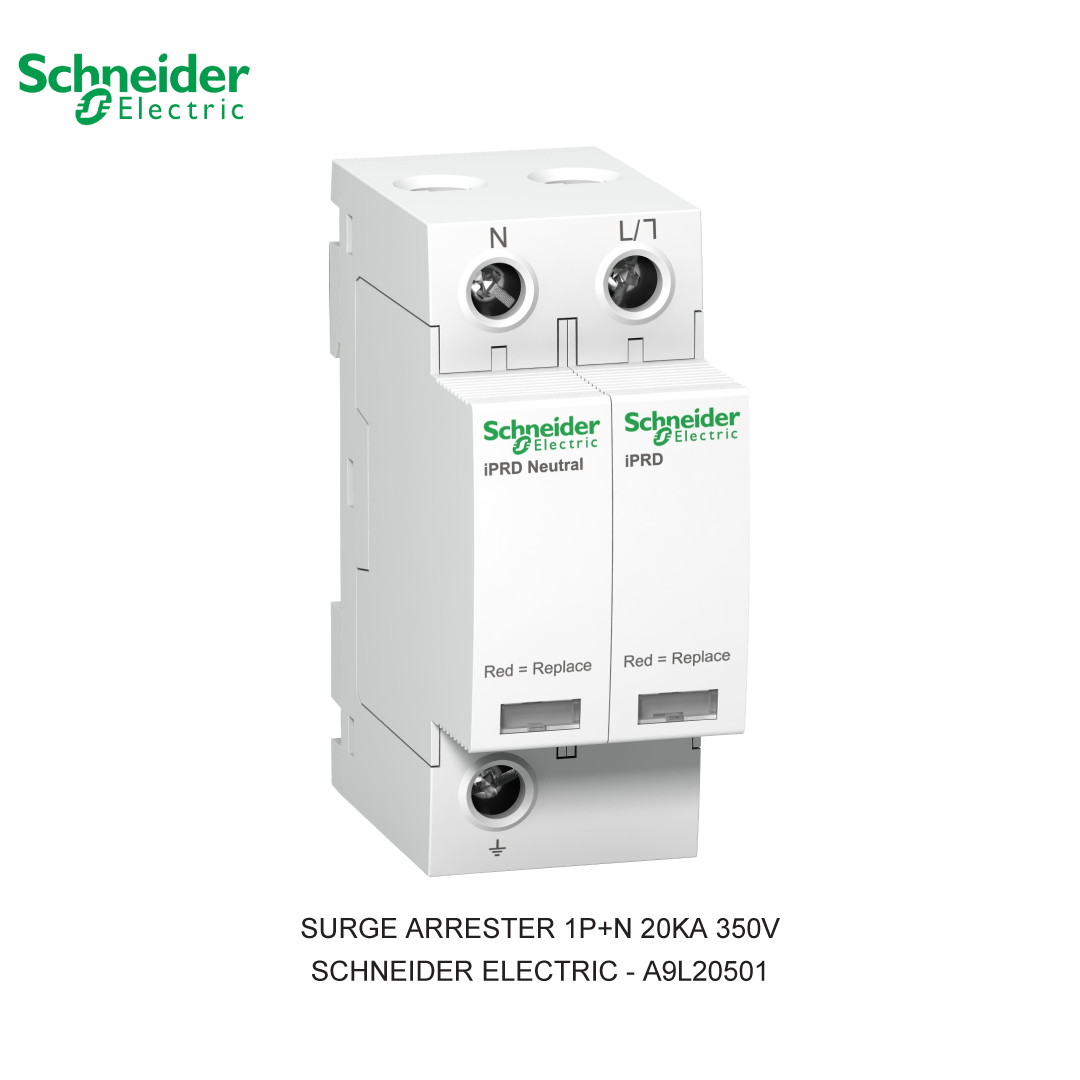 SURGE ARRESTER 1P+N 20KA 350V