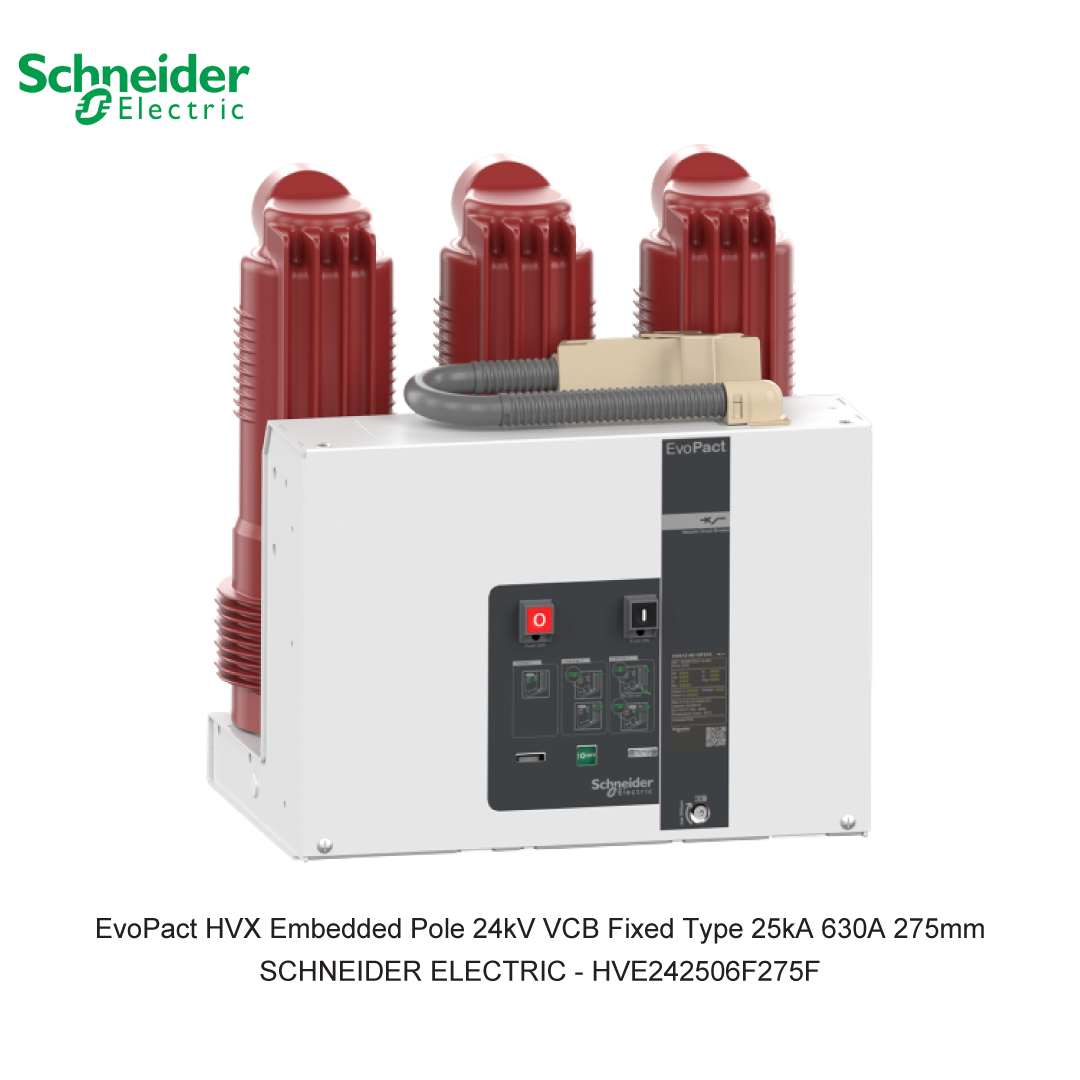 EvoPact HVX Embedded Pole 24kV VCB Fixed Type 25kA 630A 275mm