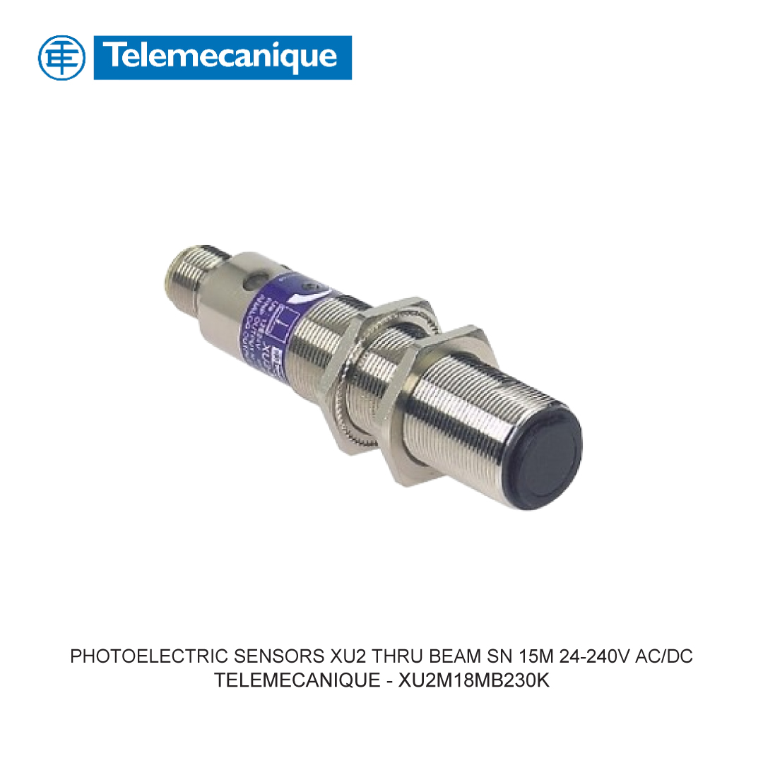 PHOTO-ELECTRIC SENSORS XU2 THRU BEAM SN 15M 24-240V AC/DC