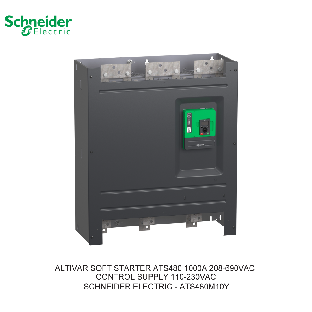 ALTIVAR SOFT STARTER ATS480 1000A 208-690VAC CONTROL SUPPLY 110-230VAC
