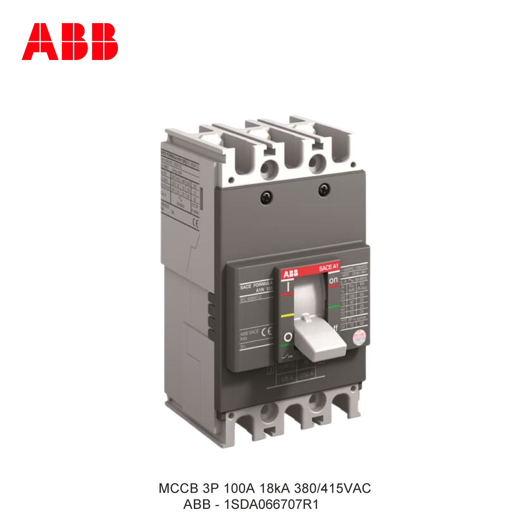 MCCB 3P 100A 18kA 380/415VAC