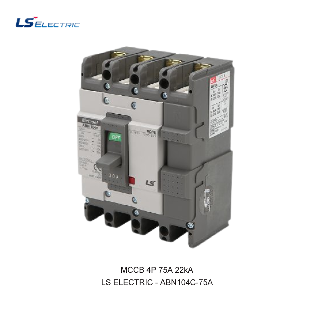 MCCB 4P 75A 22kA