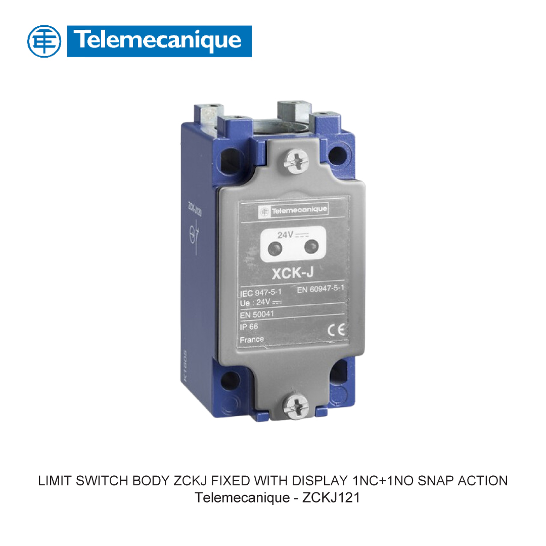 LIMIT SWITCH BODY ZCKJ FIXED WITH DISPLAY 1NC+1NO SNAP ACTION