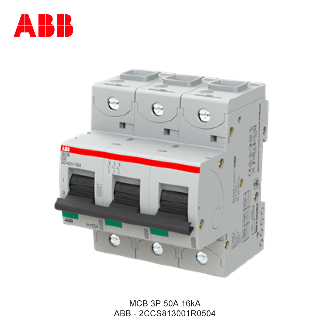 MCB 3P 50A 16kA KURVA C