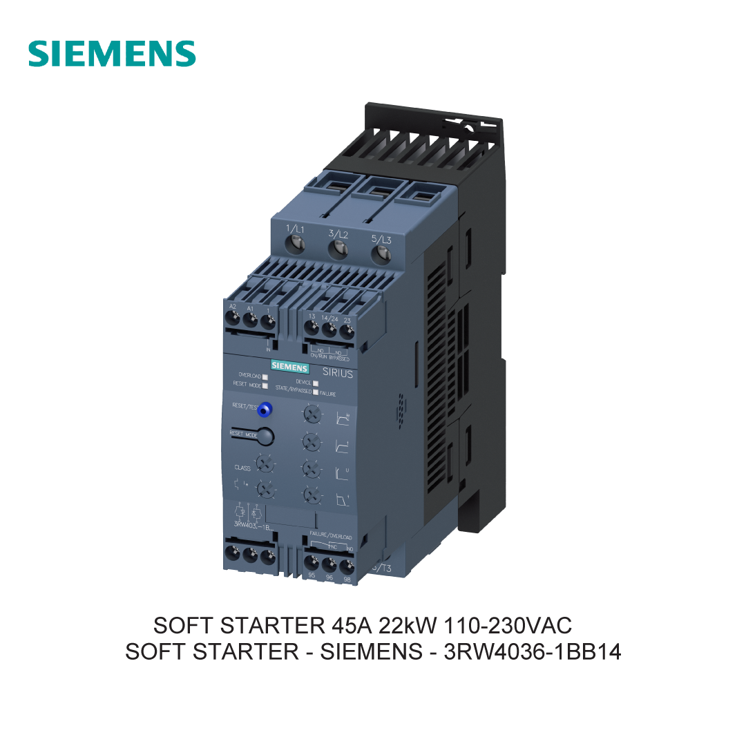 SOFT STARTER 45A 22kW 110-230VAC