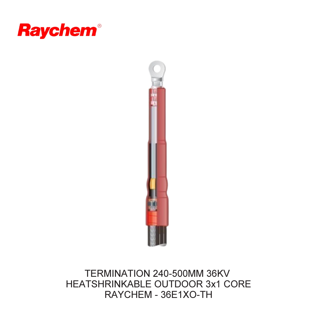 TERMINATION 240-500MM 36KV HEATSHRINKABLE OUTDOOR 3x1 CORE