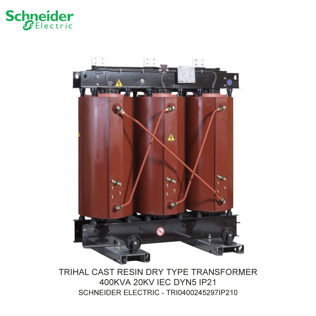 TRIHAL CAST RESIN DRY TYPE TRANSFORMER 400KVA 20KV IEC DYN5 IP21