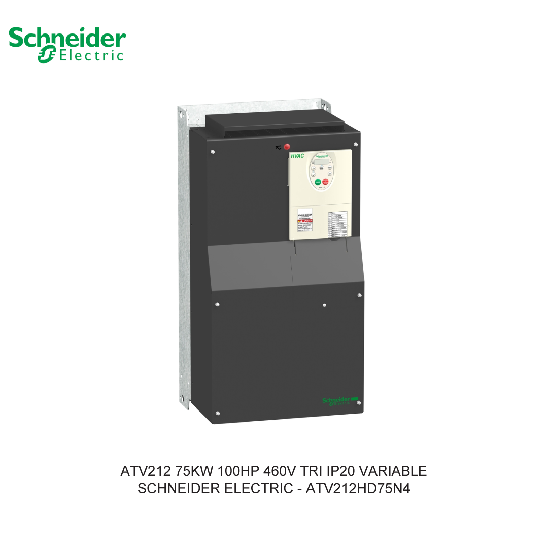 ATV212 75KW 100HP 460V TRI IP20 VARIABLE