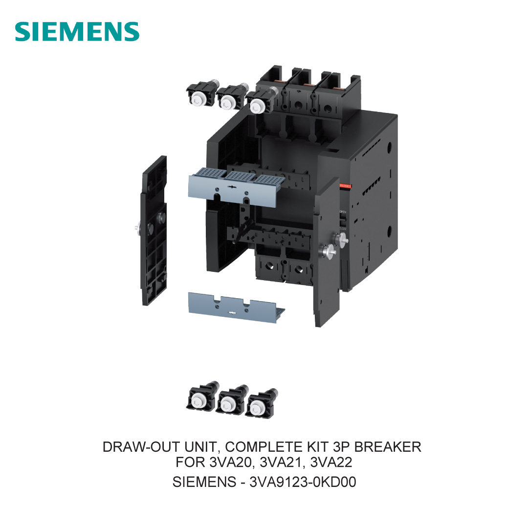 DRAW-OUT UNIT, COMPLETE KIT 3P BREAKER FOR 3VA20, 3VA21, 3VA22
