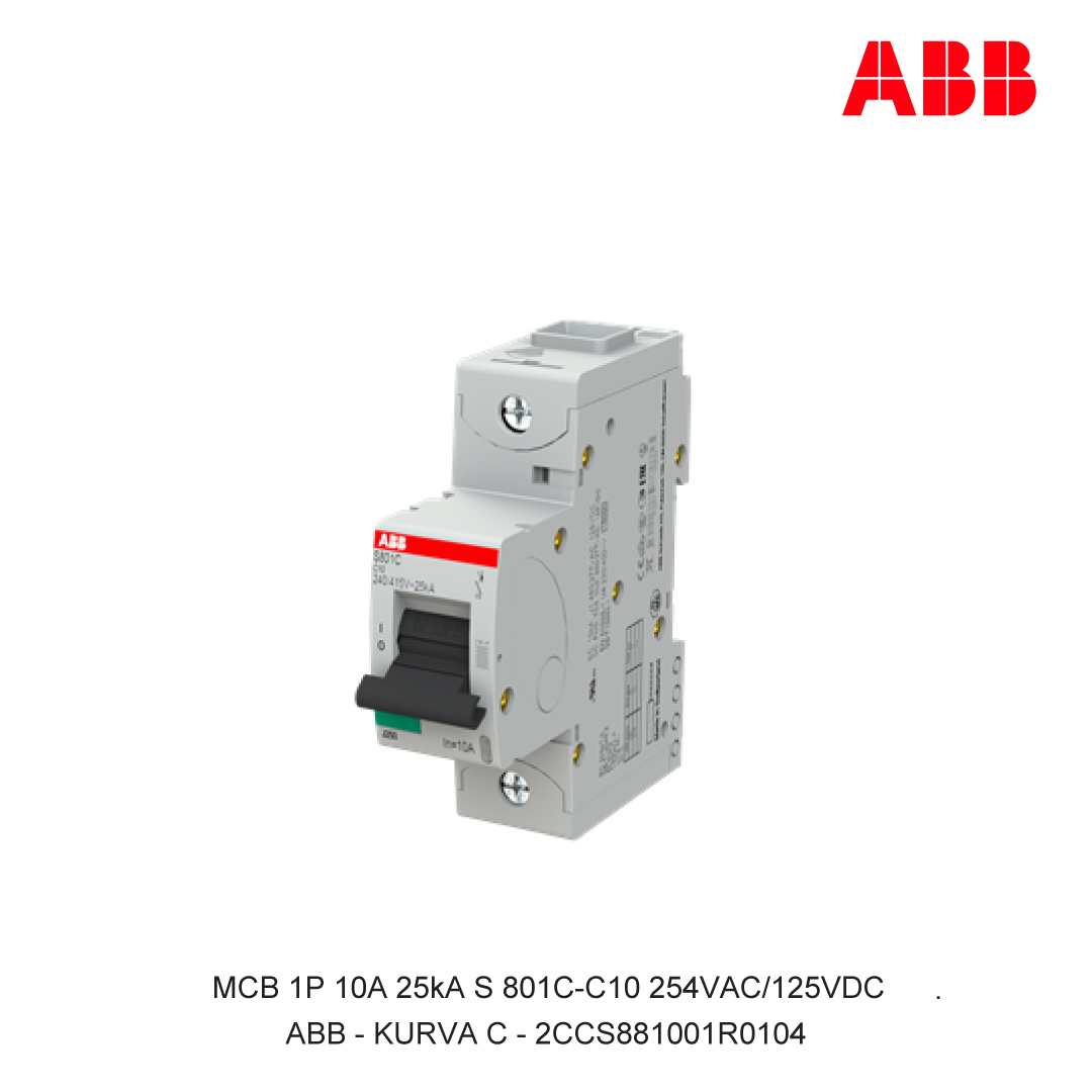 MCB 1P 10A 25kA KURVA C
