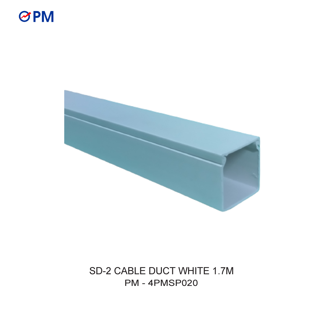 SD-2 CABLE DUCT WHITE 1.7M (Harga 1 Dus = 30 Batang)