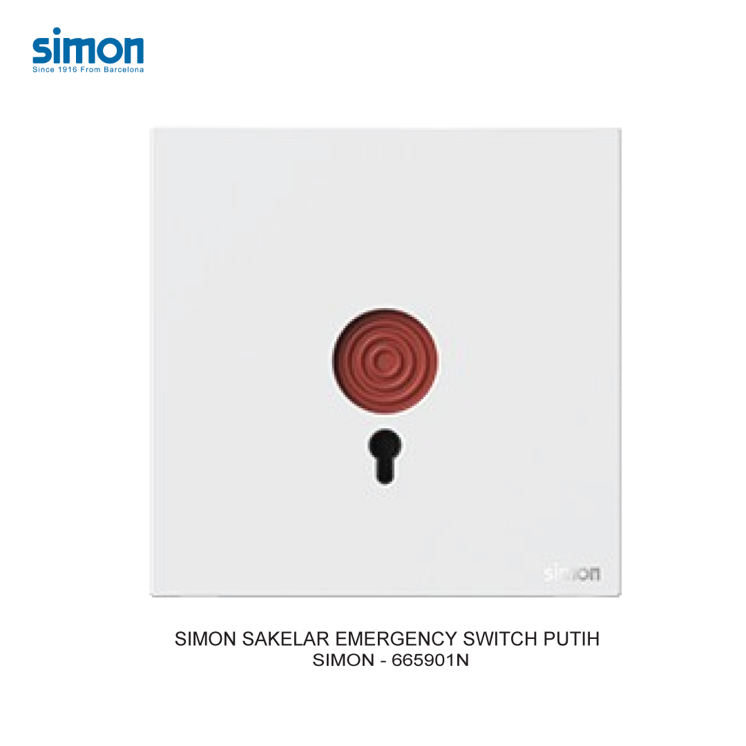 SIMON EMERGENCY SWITCH WHITE