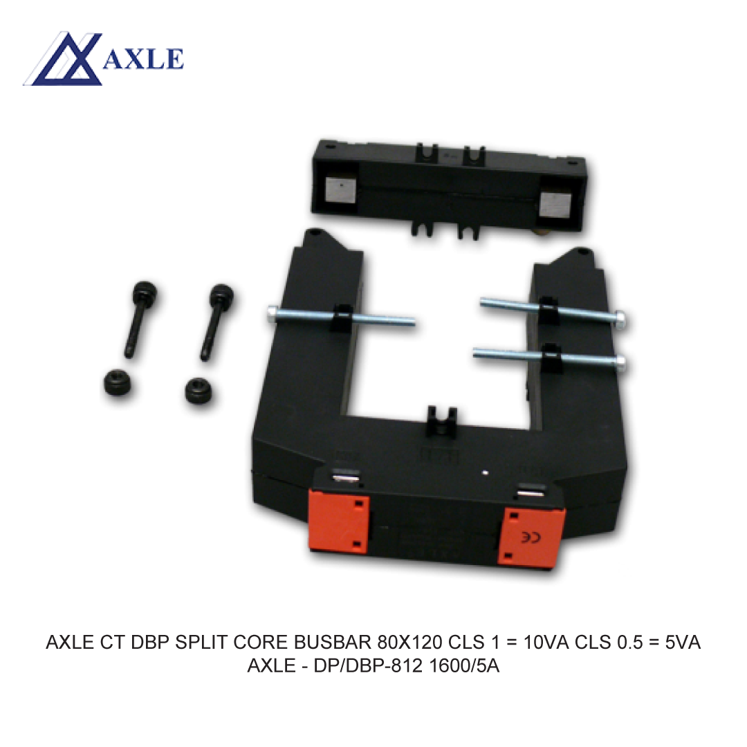 AXLE CT DBP SPLIT CORE BUSBAR 80X120 CLS 1 = 10VA CLS 0.5 = 5VA