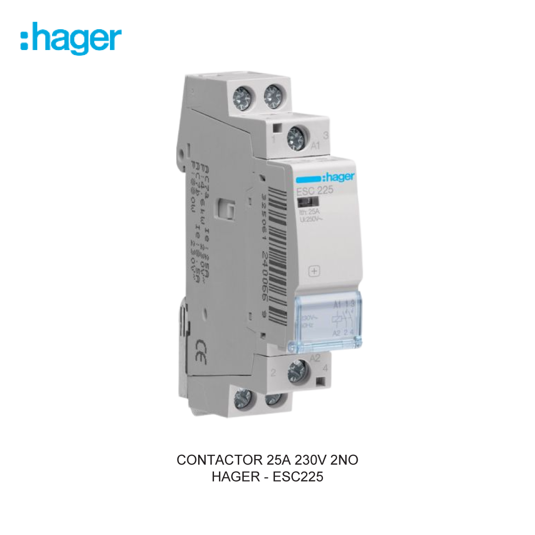 CONTACTOR 25A 230V 2NO