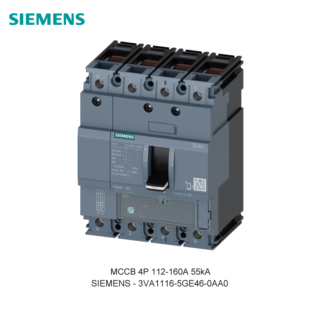 MCCB 4P 112-160A 55kA