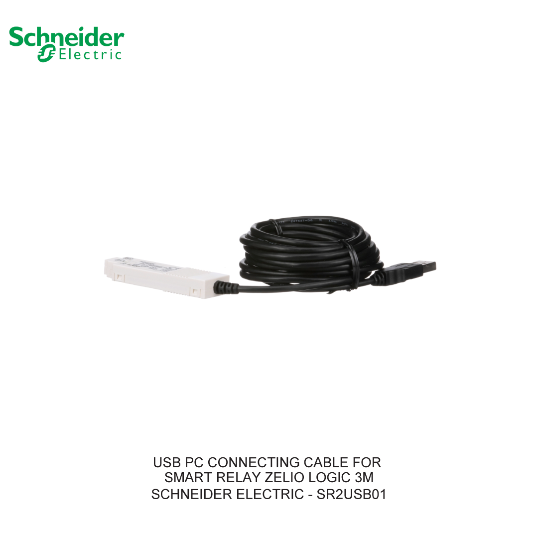 USB PC CONNECTING CABLE FOR SMART RELAY ZELIO LOGIC 3M