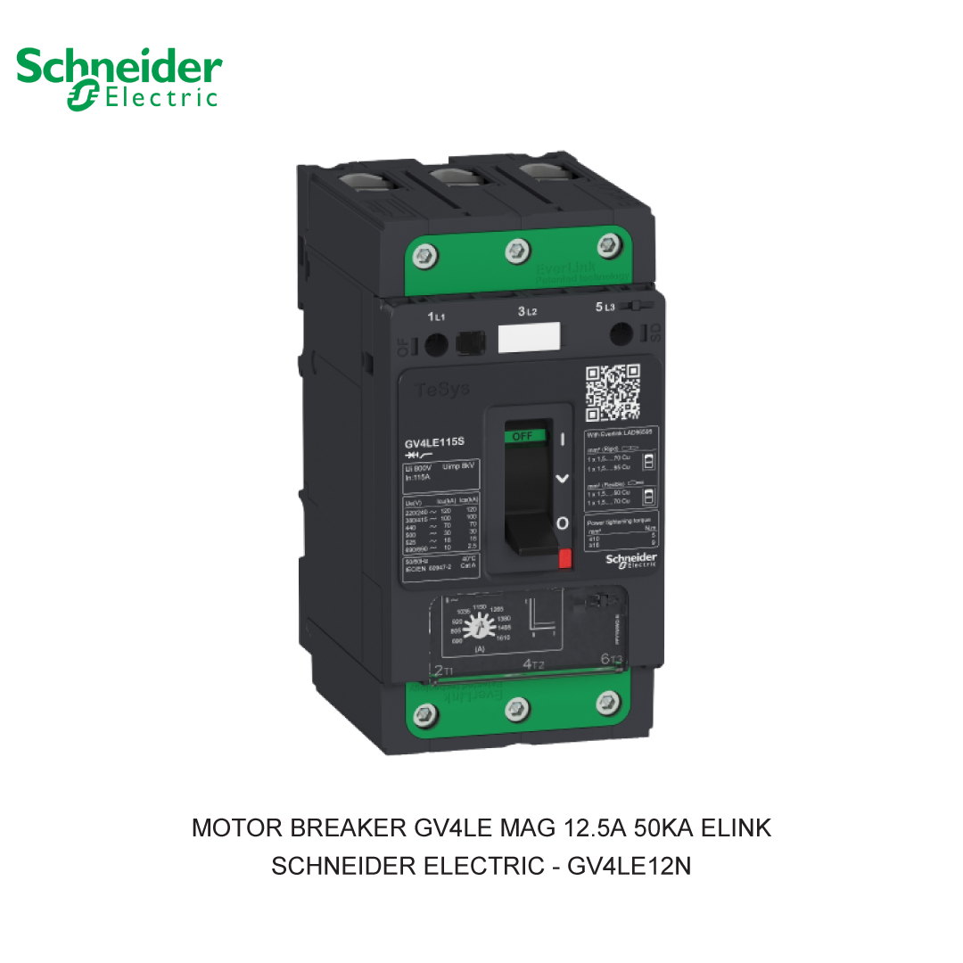 MOTOR BREAKER GV4LE MAG 12.5A 50KA ELINK