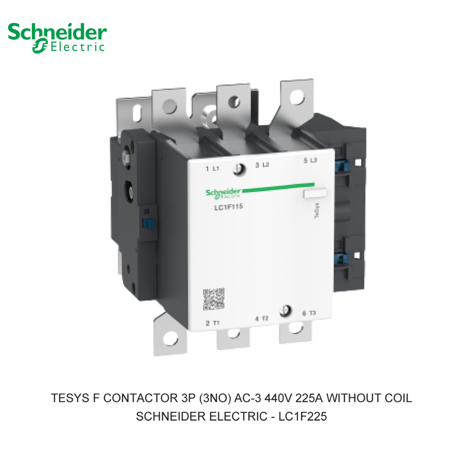 TESYS F CONTACTOR 3P (3NO) AC-3 440V 225A WITHOUT COIL