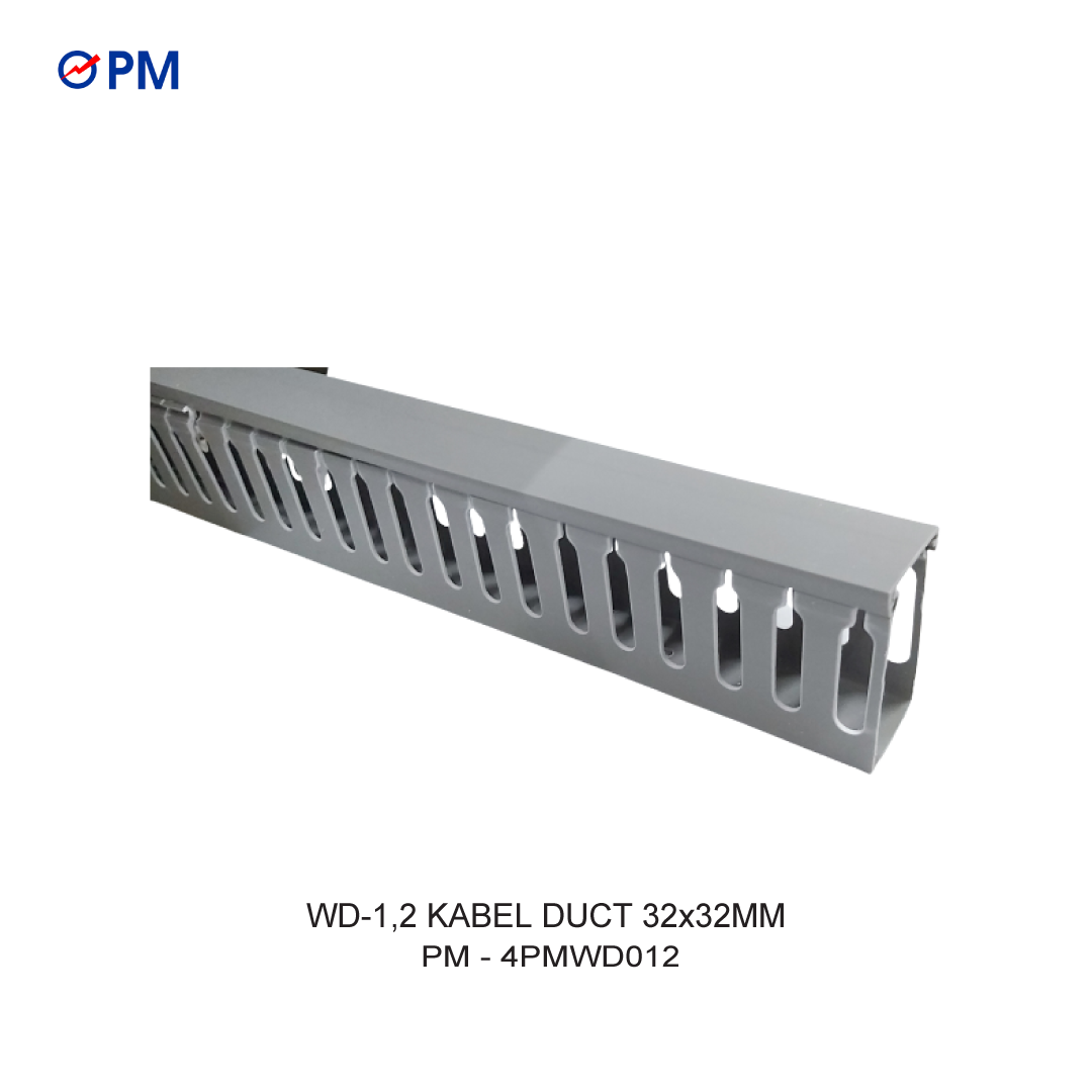 WD-1,2 CABLE DUCT 32x32MM (Harga 1 Dus = 30 Batang)
