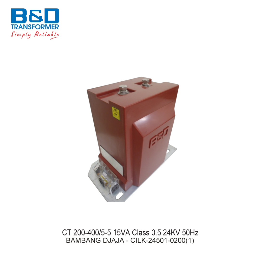 CT 200-400/5-5 15VA Class 0.5 24KV 50Hz