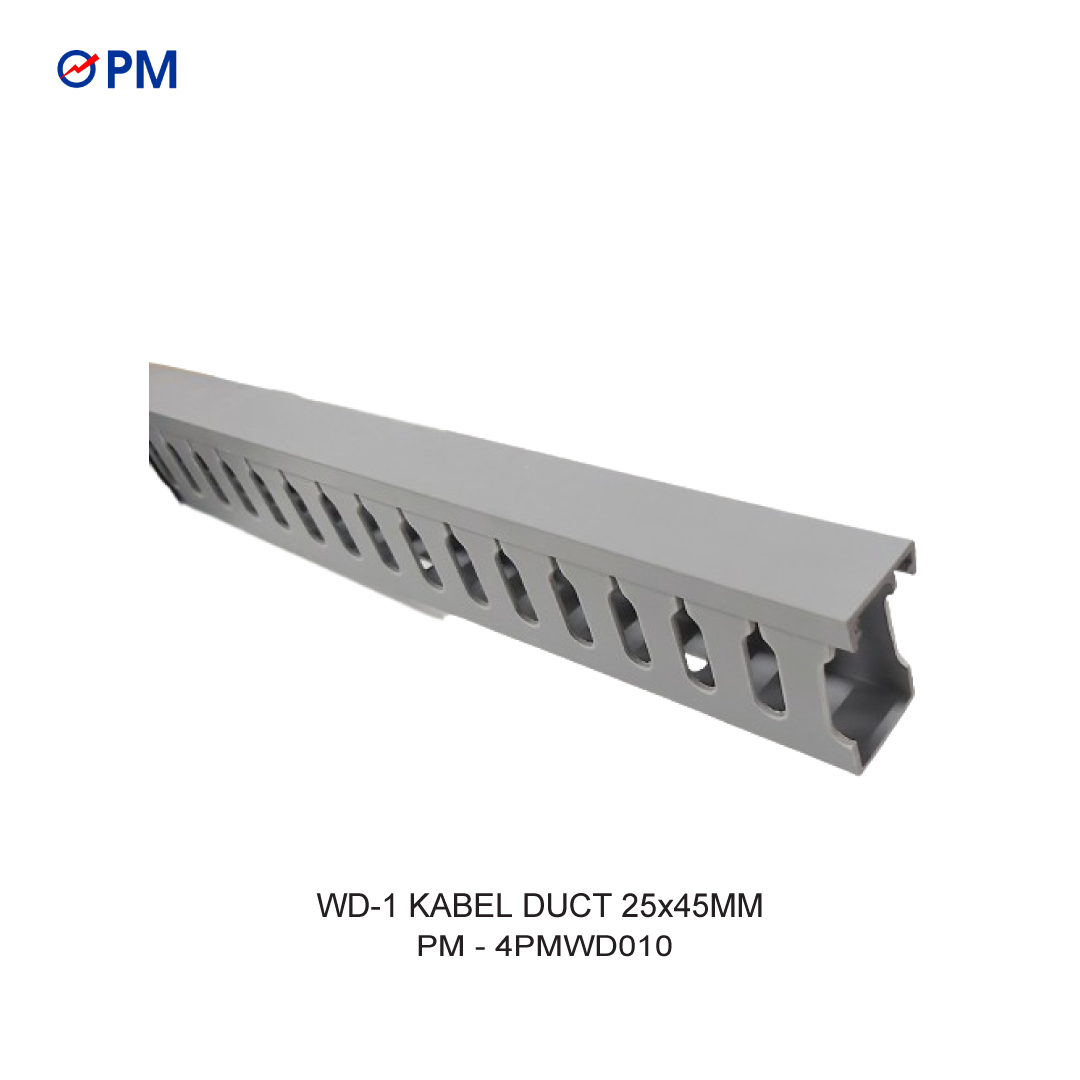 WD-1  CABLE DUCT 25x45MM (Harga 1 Dus = 36 Batang)