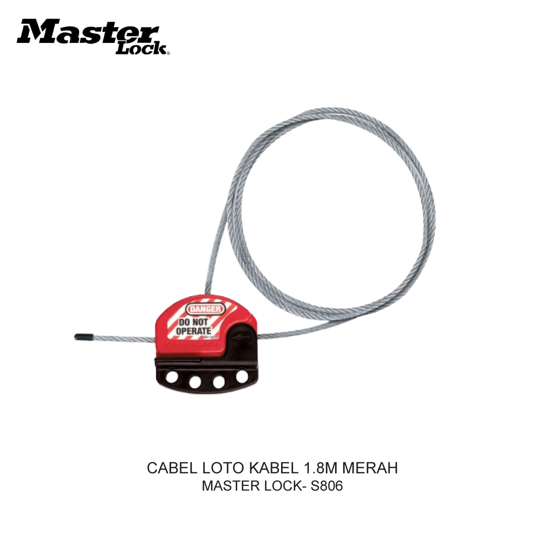 CABEL LOTO KABEL 1.8M RED