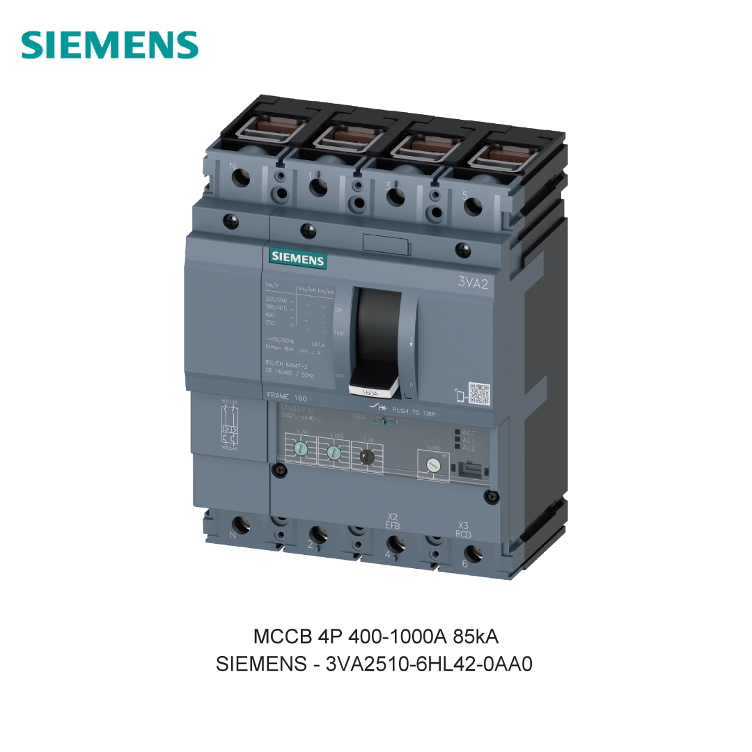 MCCB 4P 400-1000A 85kA
