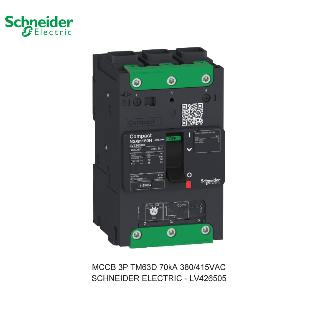 MCCB 3P TM63D 70KA 380/415VAC