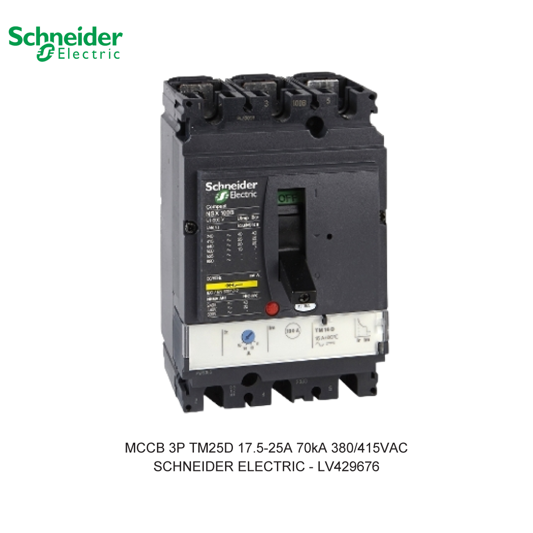 MCCB 3P TM25D 17.5-25A 70KA 380/415VAC