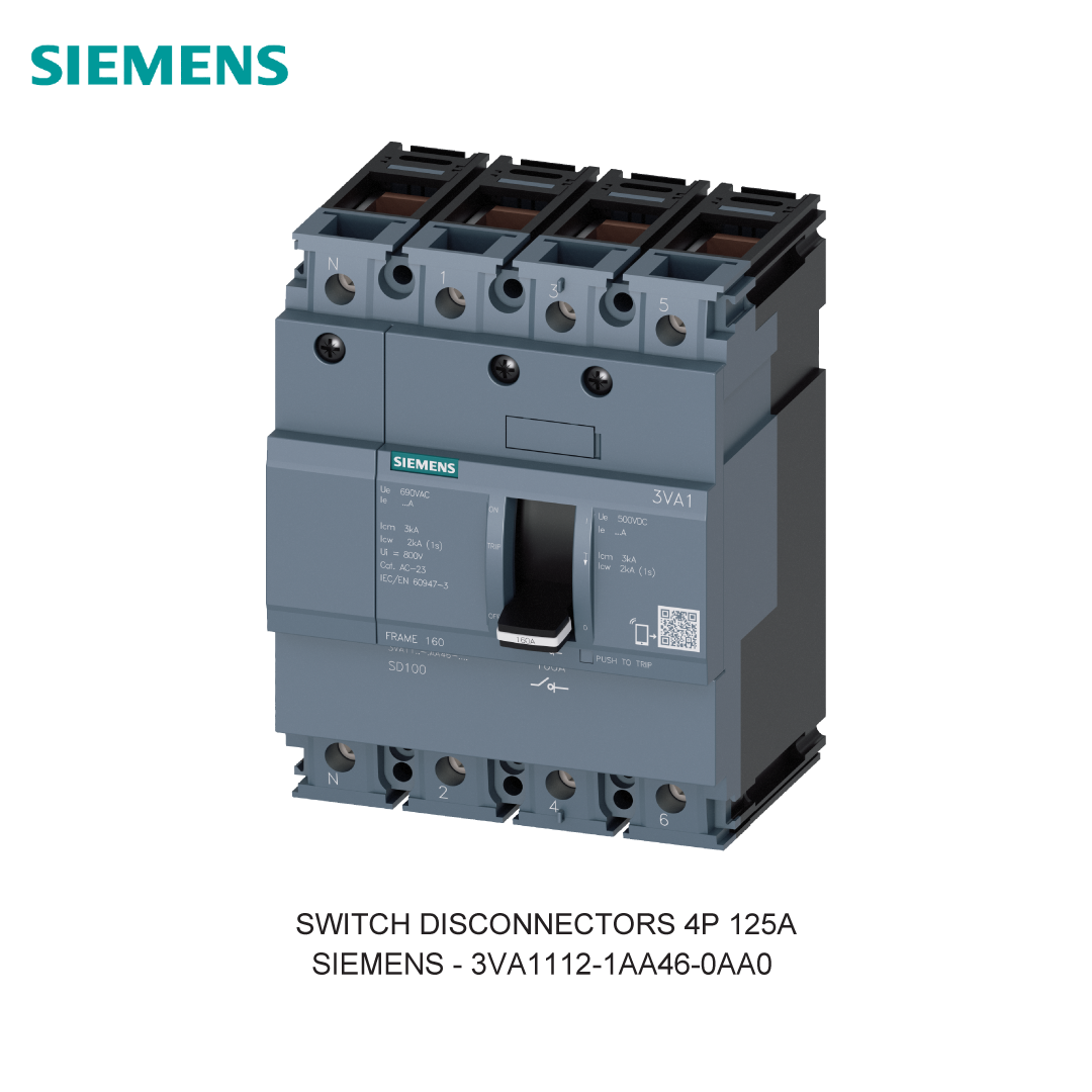 SWITCH DISCONNECTORS 4P 125A