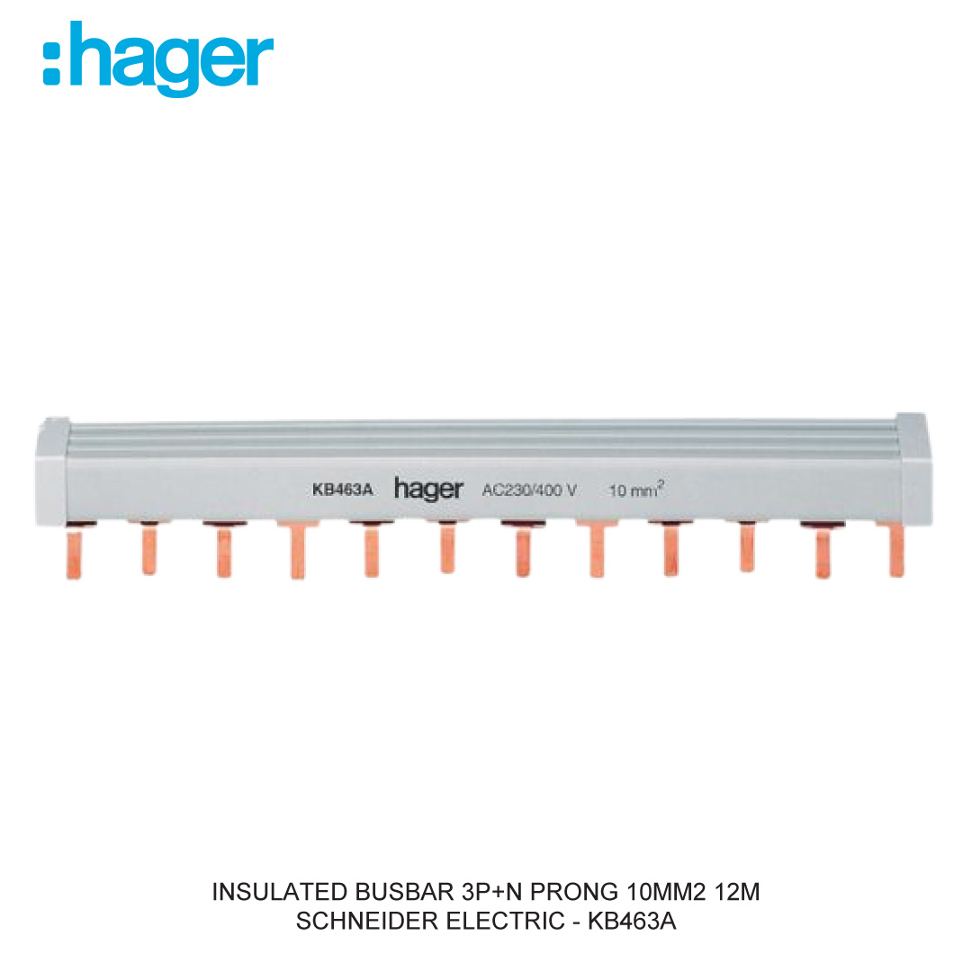 INSULATED BUSBAR 3P+N PRONG 10MM2 12M