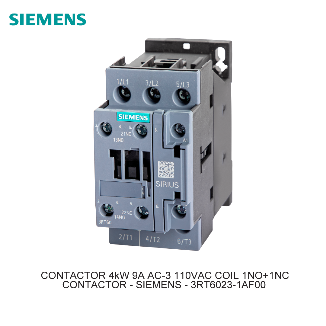 CONTACTOR 4kW 9A AC-3 110VAC COIL 1NO+1NC