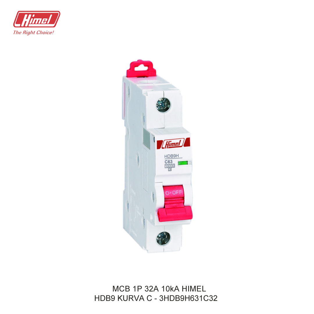 MCB HIMEL HDB9-63 C 1P 32A 10kA