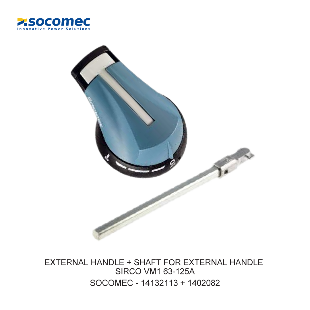 EXTERNAL HANDLE + SHAFT FOR EXTERNAL HANDLE SIRCO MV1 63-125A