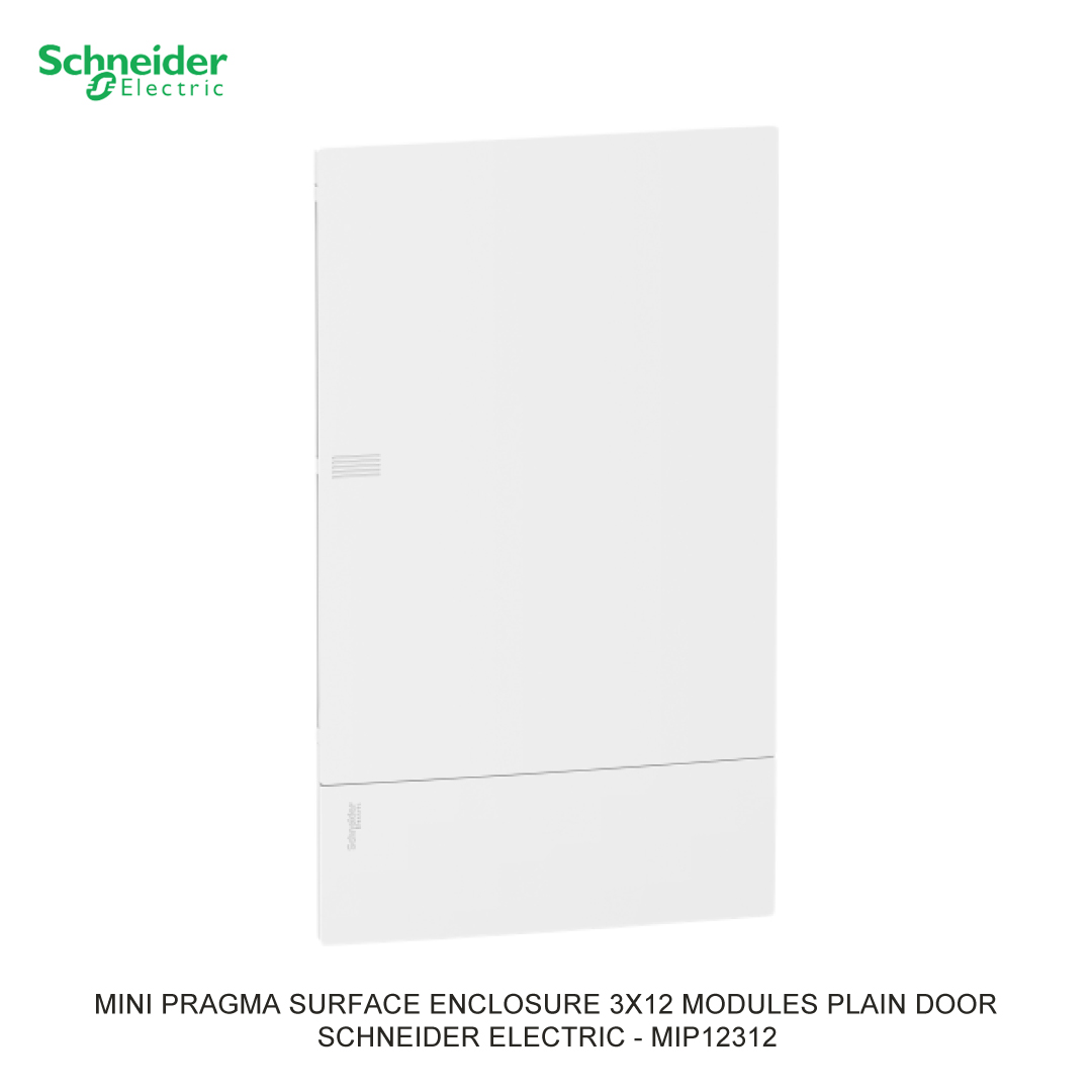 MINI PRAGMA SURFACE ENCLOSURE 3X12 MODULES PLAIN DOOR