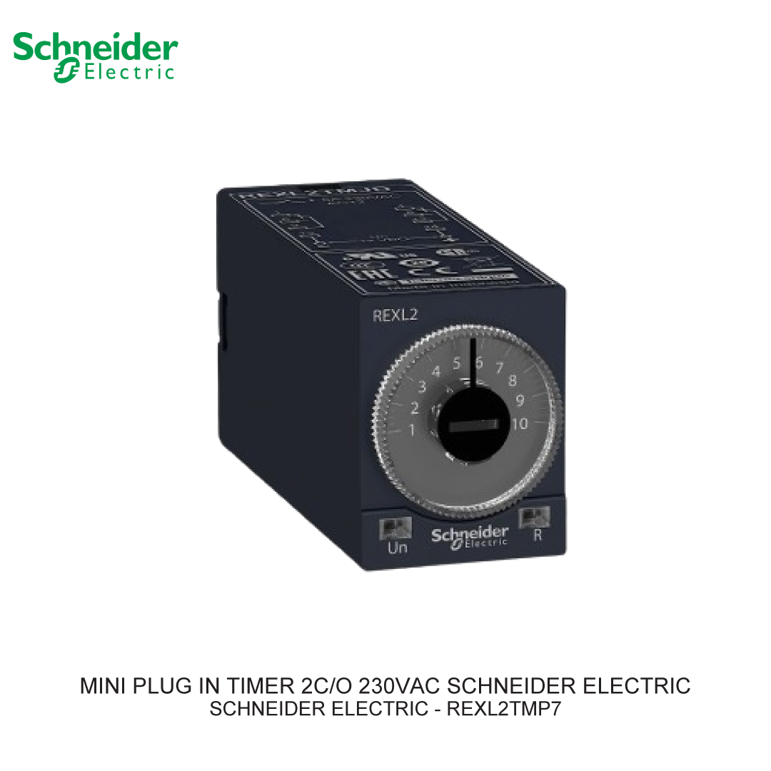 MINI PLUG IN TIMER 2C/O 230VAC SCHNEIDER ELECTRIC