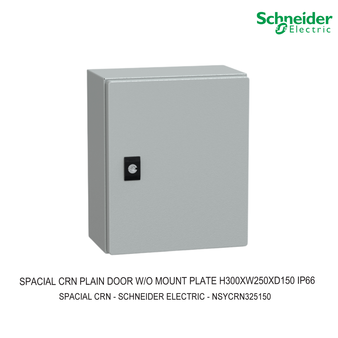 SPACIAL CRN PLAIN DOOR W/O MOUNT PLATE H300XW250XD150 IP66 IK10 RAL7035
