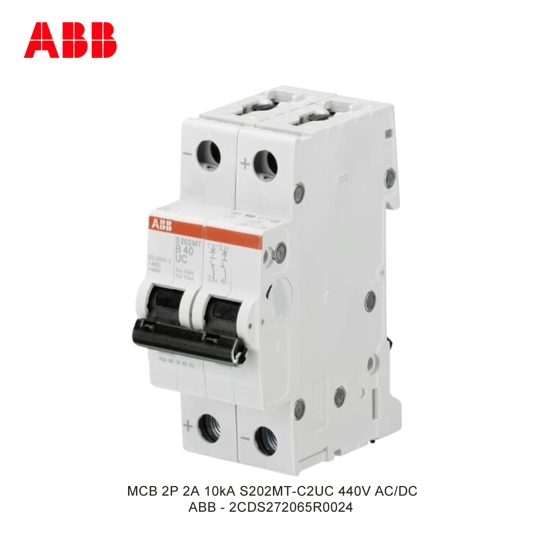 MCB 2P 2A 10kA KURVA C