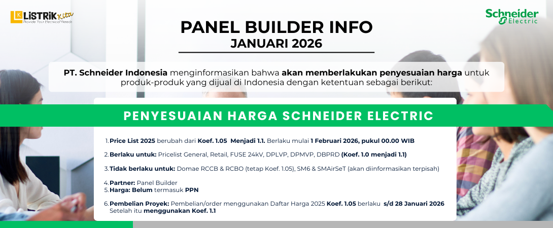 Schneider Electric Product Price Adjustment Effective February 1, 2026