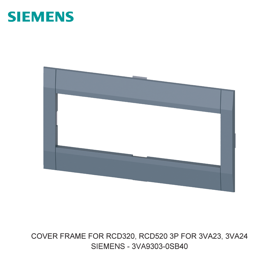COVER FRAME FOR RCD320, RCD520 3P FOR 3VA23, 3VA24