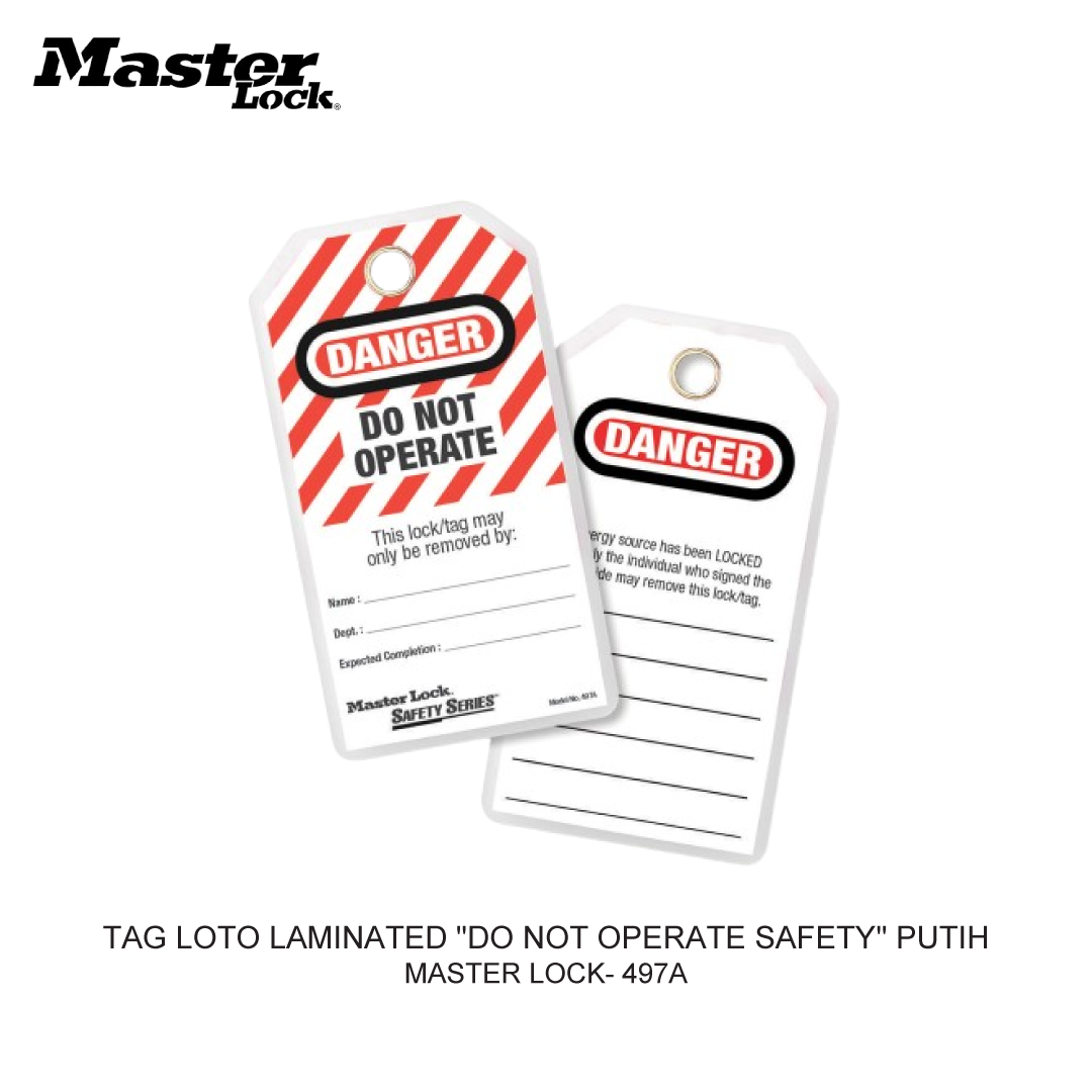 TAG LOTO LAMINATED