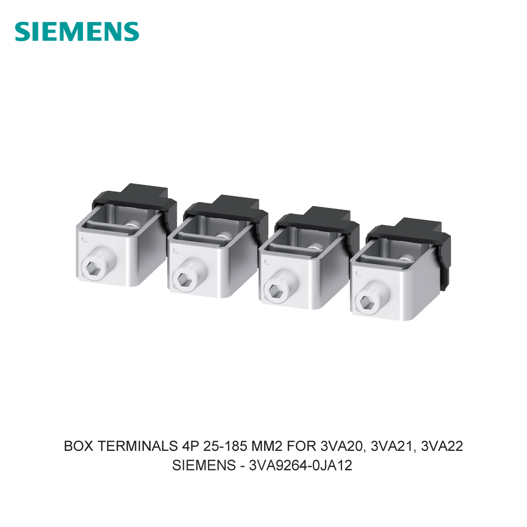 BOX TERMINALS 4P 25-185 MM2 FOR 3VA20, 3VA21, 3VA22