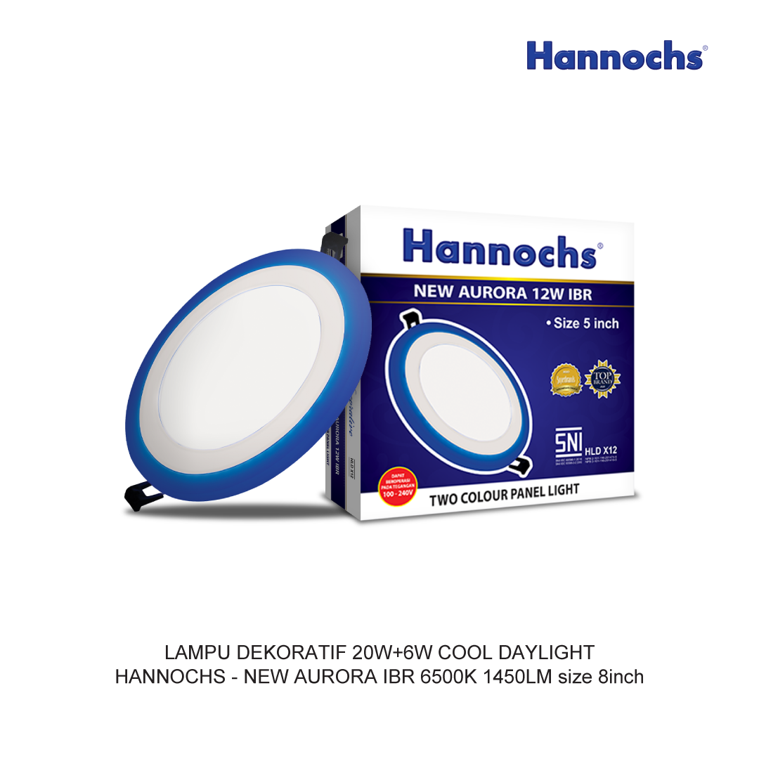LAMPU DEKORATIF 20W+6W COOL DAYLIGHT HANNOCHS